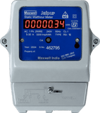 Maxwell Single Phase Static Watthour Meter, Red LED Display (7 Segment)