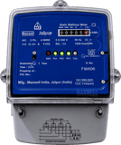 Maxwell Three Phase Static Watthour Meter, Counter Type Display